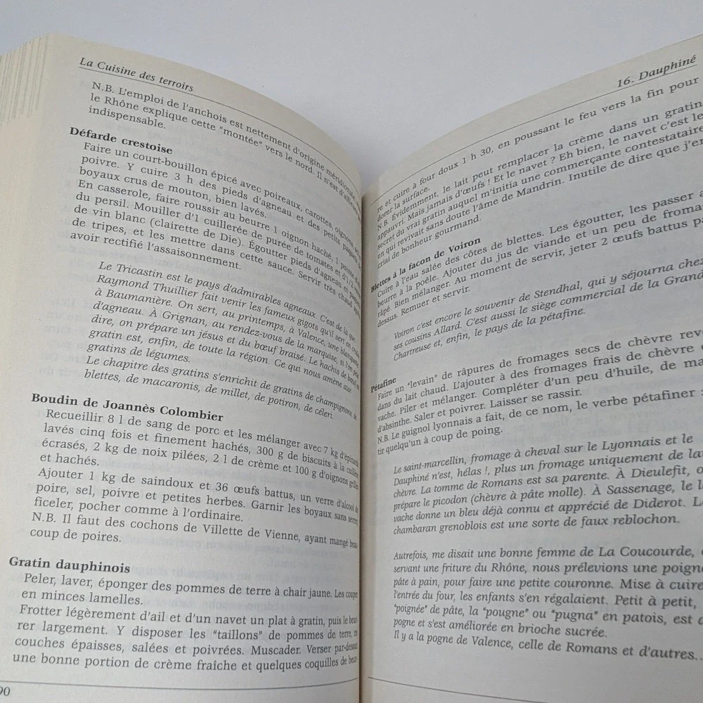 1200 Recettes Regionales French Cookbook Robert-Jean Courtine‎ 1998